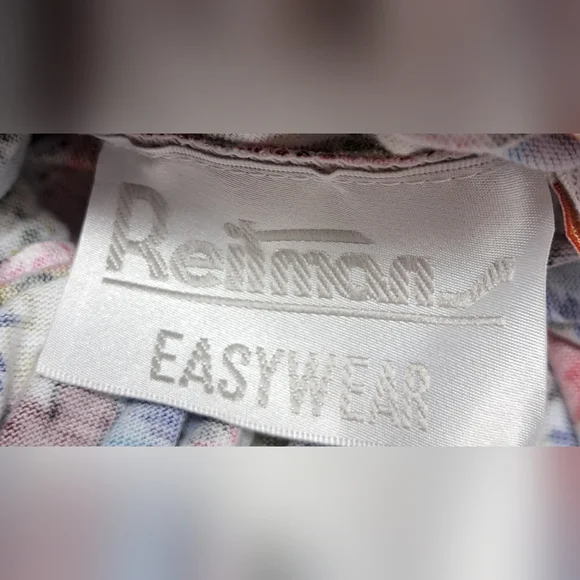 NWOT 90s Reitmans Easywear Women's Shorts Skirt Skorts Colorful Floral Large - Picture 7 of 14